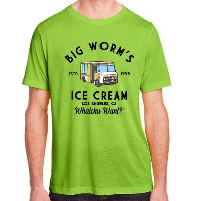 Big Worms Ice Cream Truck Vintage 1995 Adult ChromaSoft Performance T-Shirt