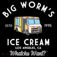 Big Worms Ice Cream Truck Vintage 1995 7-Panel Snapback Hat
