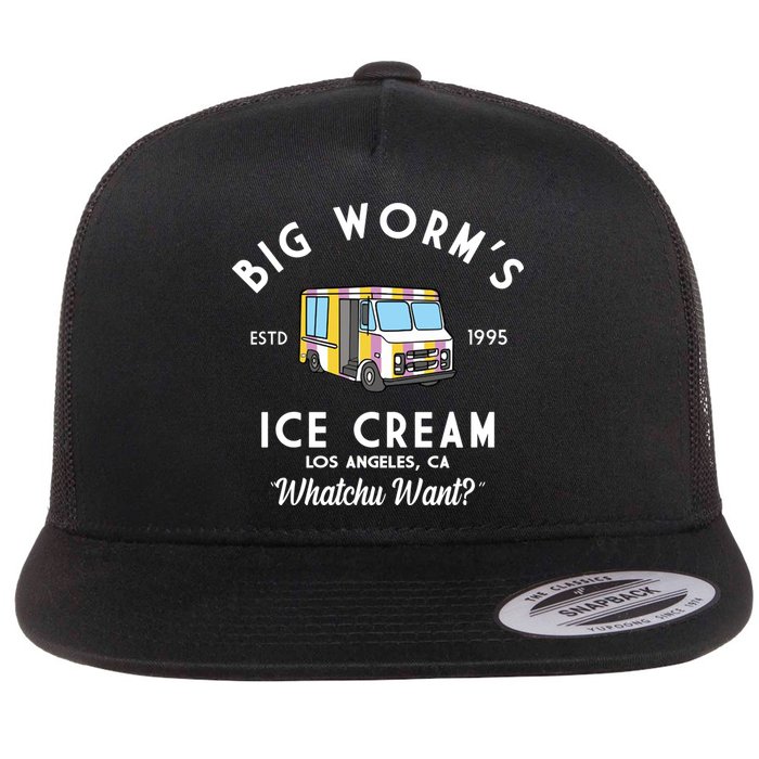 Big Worms Ice Cream Truck Vintage 1995 Flatbill Hat