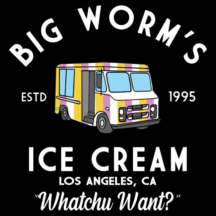Big Worms Ice Cream Truck Vintage 1995 Flatbill Hat