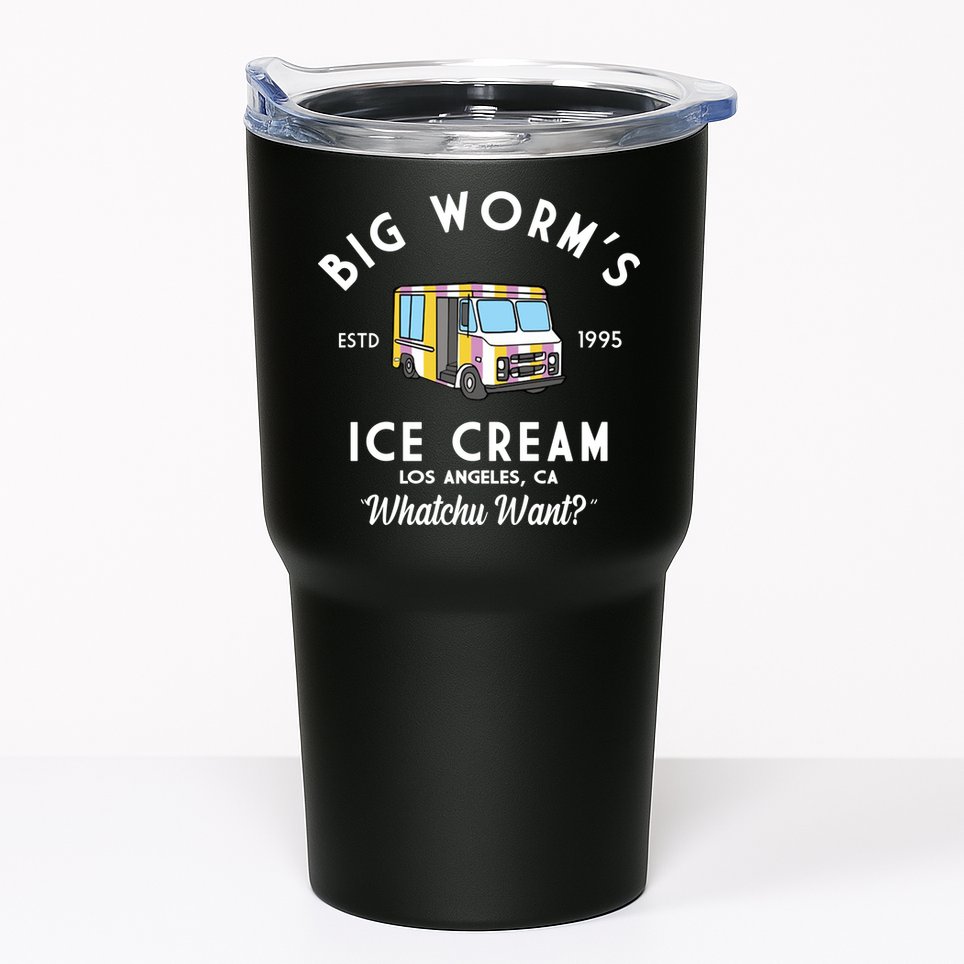 Big Worms Ice Cream Truck Vintage 1995 Tumbler