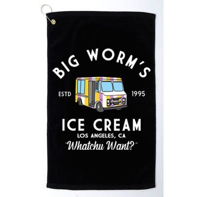 Big Worms Ice Cream Truck Vintage 1995 Platinum Collection Golf Towel