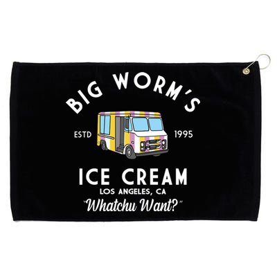 Big Worms Ice Cream Truck Vintage 1995 Grommeted Golf Towel