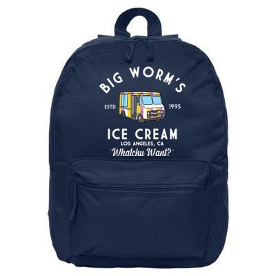 Big Worms Ice Cream Truck Vintage 1995 16 in Basic Backpack