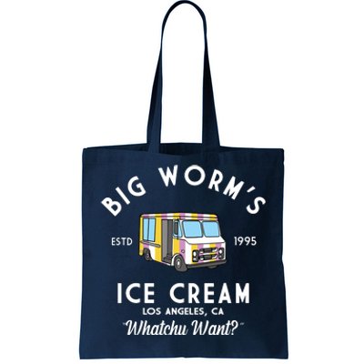 Big Worms Ice Cream Truck Vintage 1995 Tote Bag