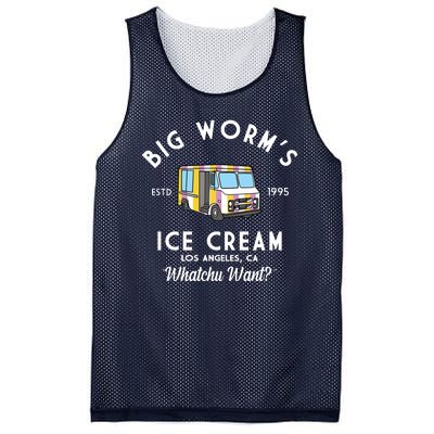 Big Worms Ice Cream Truck Vintage 1995 Mesh Reversible Basketball Jersey Tank