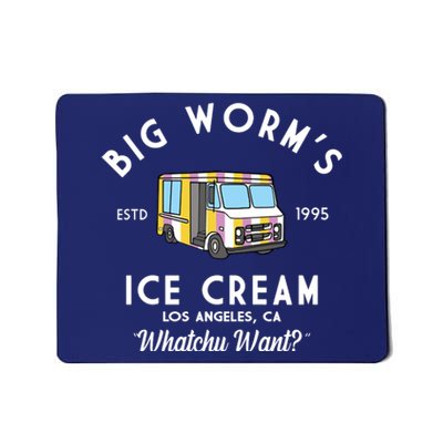 Big Worms Ice Cream Truck Vintage 1995 Mousepad