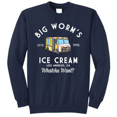 Big Worms Ice Cream Truck Vintage 1995 Tall Sweatshirt