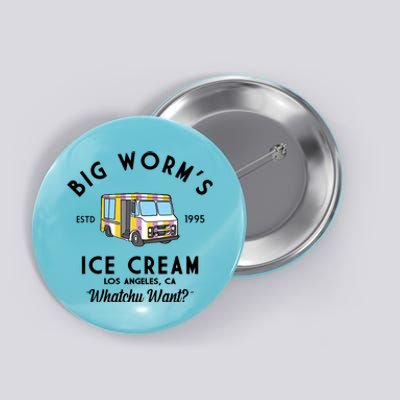 Big Worms Ice Cream Truck Vintage 1995 Button