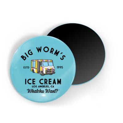 Big Worms Ice Cream Truck Vintage 1995 Magnet