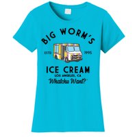 Big Worms Ice Cream Truck Vintage 1995 Women's T-Shirt