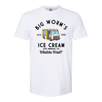 Big Worms Ice Cream Truck Vintage 1995 Softstyle CVC T-Shirt