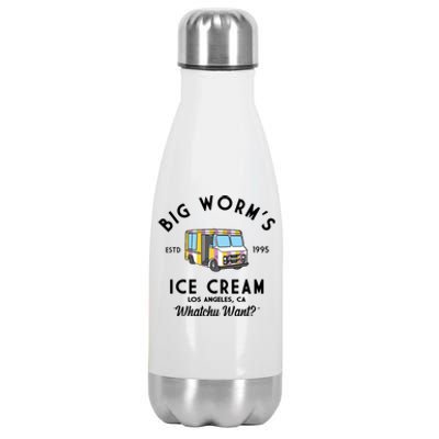 Big Worms Ice Cream Truck Vintage 1995 Stainless Steel Insulated Water Bottle