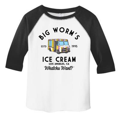 Big Worms Ice Cream Truck Vintage 1995 Toddler Fine Jersey T-Shirt