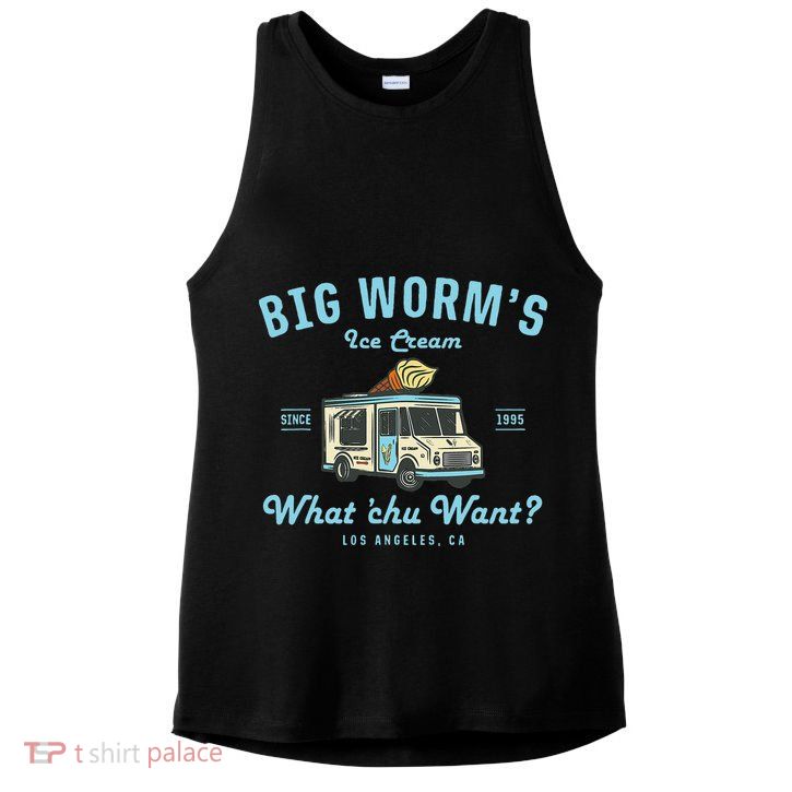 Big Worms Ice Cream Truck What Chu Want Ladies PosiCharge Tri-Blend Wicking Tank