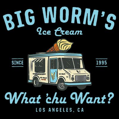 Big Worms Ice Cream Truck What Chu Want T-Shirt