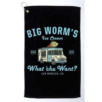 Big Worms Ice Cream Truck What Chu Want Golf Towel