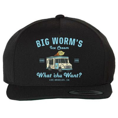 Big Worms Ice Cream Truck What Chu Want Wool Snapback Cap