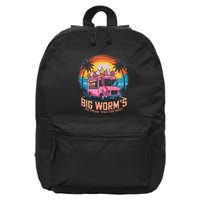 Big WormS Ice Cream Whatchu Want Funny Ice Cream Lovers 16 in Basic Backpack
