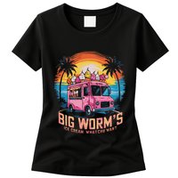 Big WormS Ice Cream Whatchu Want Funny Ice Cream Lovers Womens T-Shirt