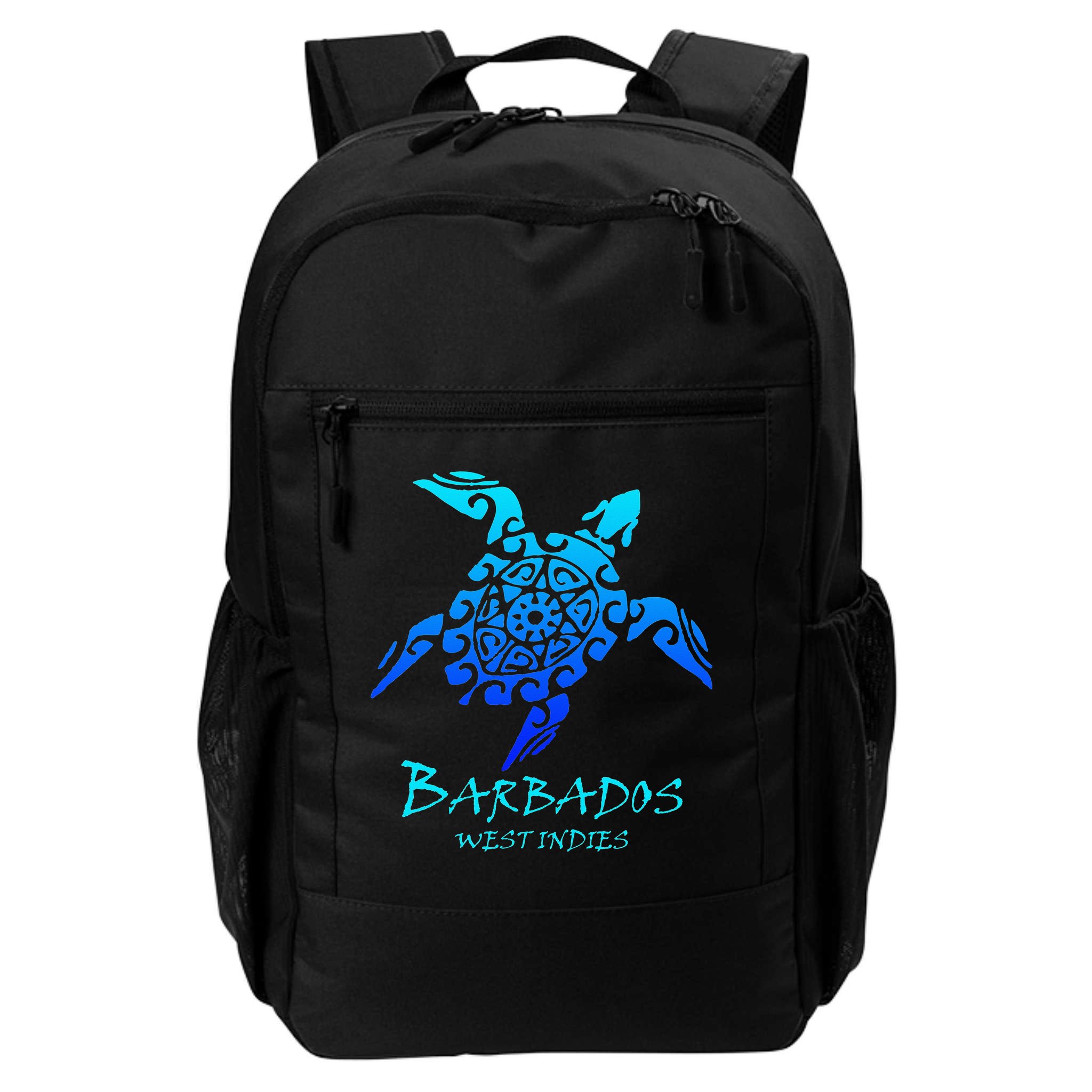 Barbados, West Indies Vintage Retro Tribal Turtle Vacation Backpack
