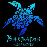 Barbados, West Indies Vintage Retro Tribal Turtle Vacation Baby Bodysuit