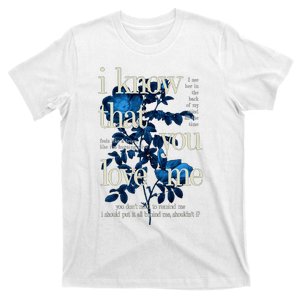 Billie Wildflower Inspired I Know That You Love Me T-Shirt