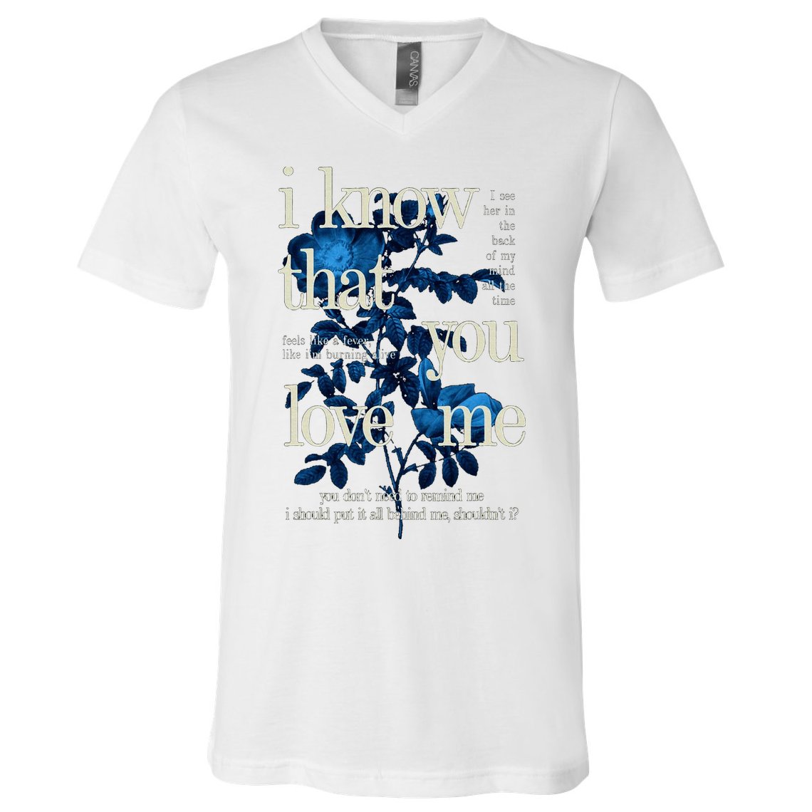 Billie Wildflower Inspired I Know That You Love Me V-Neck T-Shirt