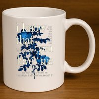 Billie Wildflower Inspired I Know That You Love Me 11oz C Handle Ceramic Mug