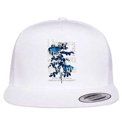 Billie Wildflower Inspired I Know That You Love Me Flatbill Hat