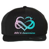 BRCA Warrior I'm Fine Breast Cancer Awareness Wool Snapback Cap