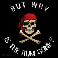 But Why Is The Rum Gone Humorous Pirate Quote 7-Panel Snapback Hat