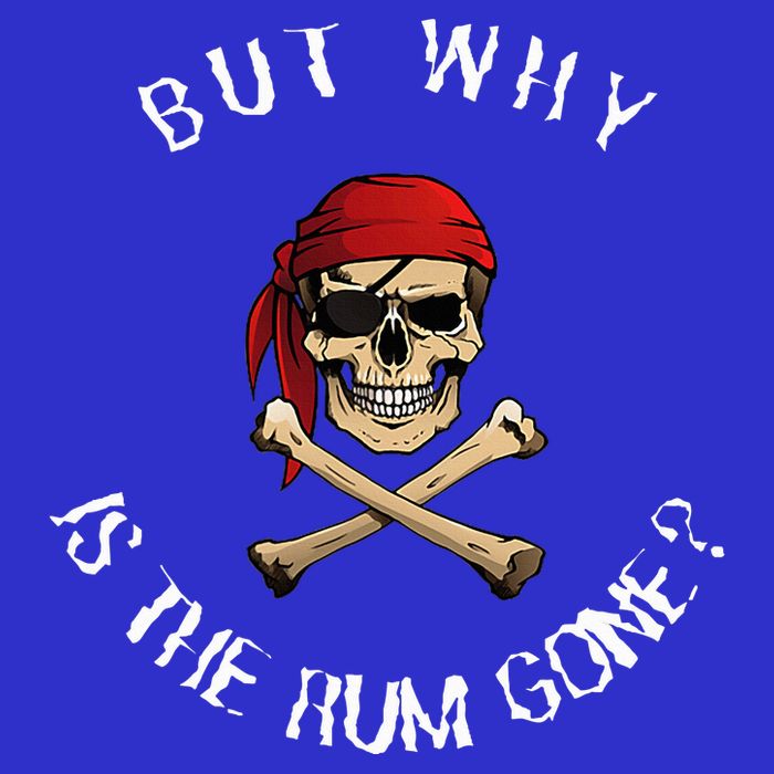 But Why Is The Rum Gone Humorous Pirate Quote Tumbler