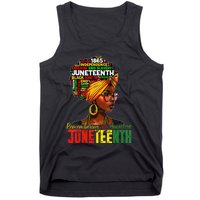 Black Wo Juneteenth Remembering My Ancestors Tank Top