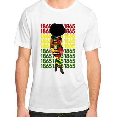 Black Woman Juneteenth Black History Adult ChromaSoft Performance T-Shirt