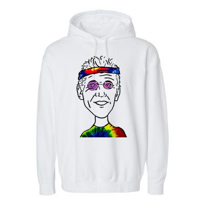 Bill Walton Jay Bilas Share Memories Tie Dye Garment-Dyed Fleece Hoodie