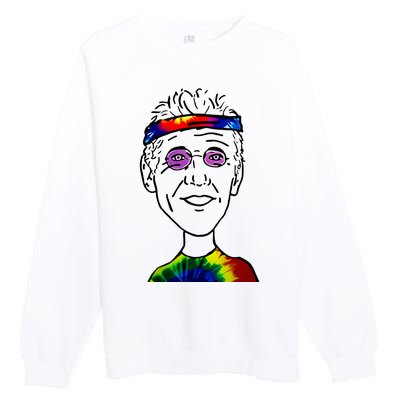 Bill Walton Jay Bilas Share Memories Tie Dye Premium Crewneck Sweatshirt