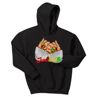 Black Woman Juneteenth Nails Juneteenth Afro Woman Hands Kids Hoodie