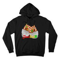 Black Woman Juneteenth Nails Juneteenth Afro Woman Hands Tall Hoodie