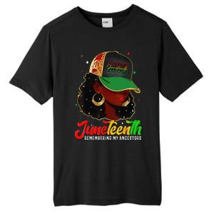 Black Women Juneteenth Remembering My Ancestors Tall Fusion ChromaSoft Performance T-Shirt