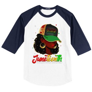 Black Women Juneteenth Remembering My Ancestors Baseball Sleeve Shirt