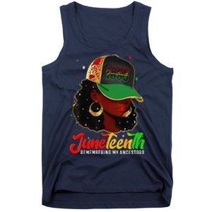 Black Women Juneteenth Remembering My Ancestors Tank Top