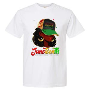 Black Women Juneteenth Remembering My Ancestors Garment-Dyed Heavyweight T-Shirt