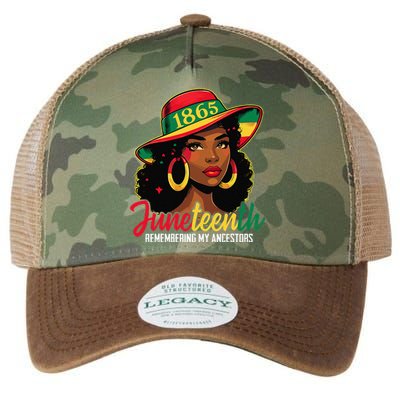 Black Women Juneteenth Remembering My Ancestors Legacy Tie Dye Trucker Hat