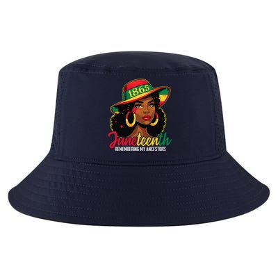 Black Women Juneteenth Remembering My Ancestors Cool Comfort Performance Bucket Hat