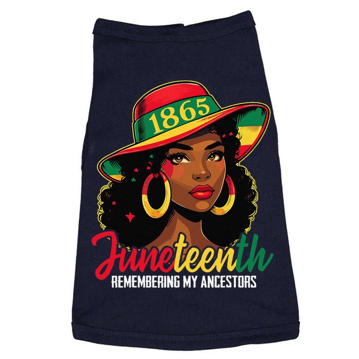 Black Women Juneteenth Remembering My Ancestors Doggie Tank