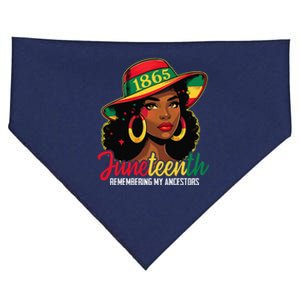 Black Women Juneteenth Remembering My Ancestors USA-Made Doggie Bandana