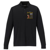 Black Wo January Birthday Gifts I'm A January Queen Performance Long Sleeve Polo