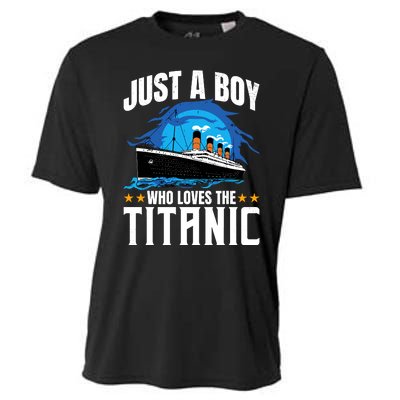 Boy Who Just Love The Rms Titanic Cooling Performance Crew T-Shirt