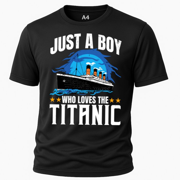 Boy Who Just Love The Rms Titanic Cooling Performance Crew T-Shirt